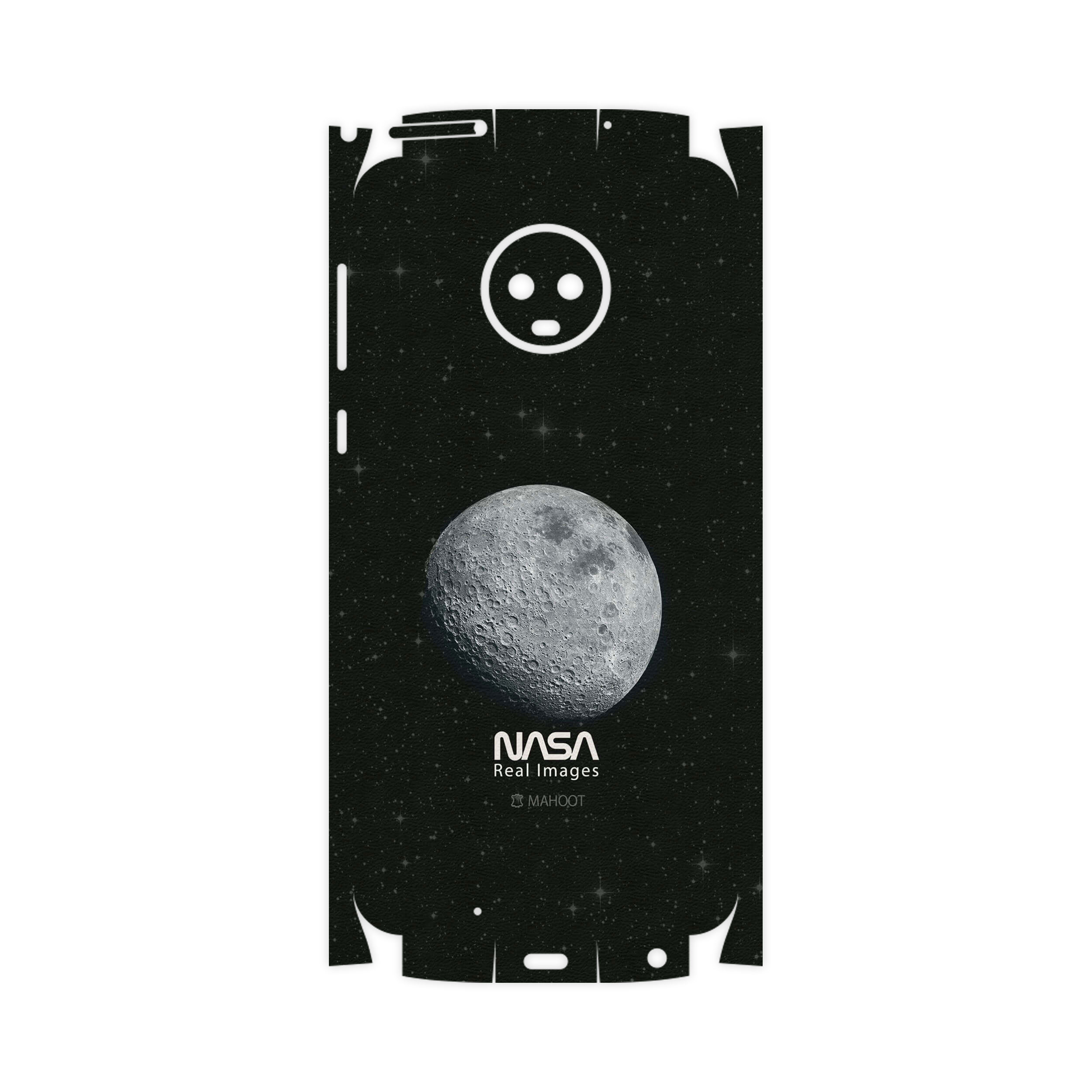 برچسب پوششی ماهوت مدل Moon-By-NASA-FullSkin مناسب برای گوشی موبایل موتورولا Moto G6