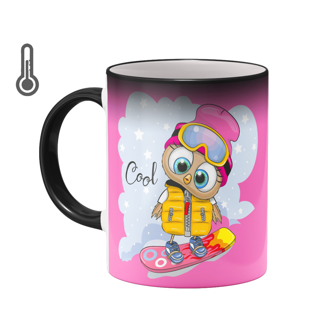 ماگ حرارتی بیگ ماگ مدل جغد بازیگوش کد 2203