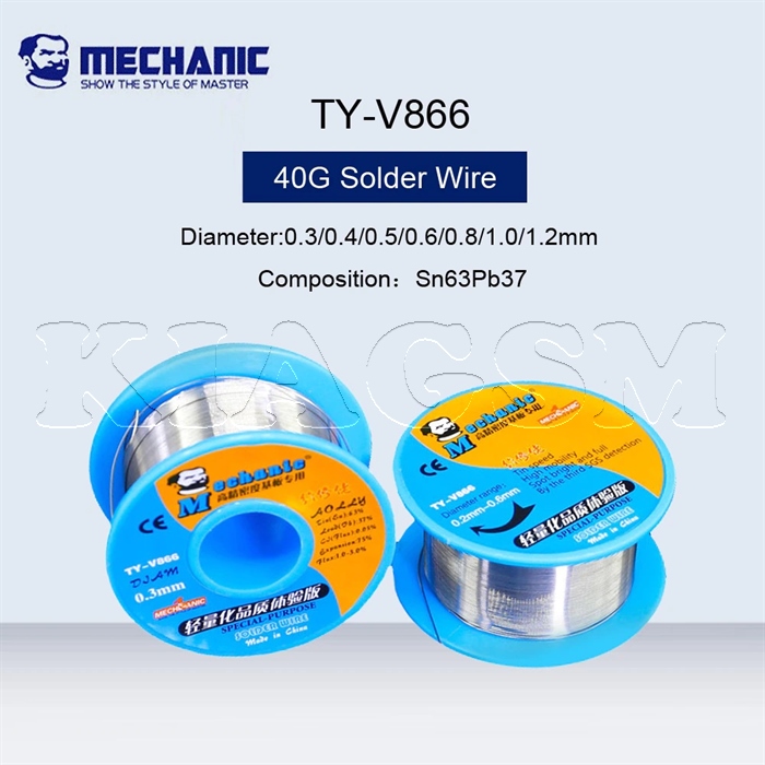 سیم لحیم مدل Mechanic TY-V866 0.3mm