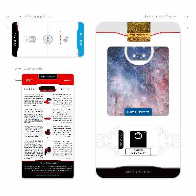 برچسب پوششی ماهوت مدل Universe-by-NASA-6 مناسب برای گوشی موبایل شیائومی Redmi Note 9T