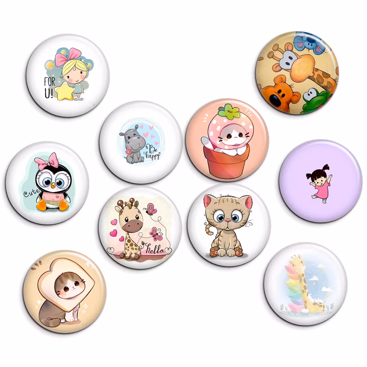 پیکسل پرمانه طرح cute کد pmg.5352 مجموعه 10 عددی