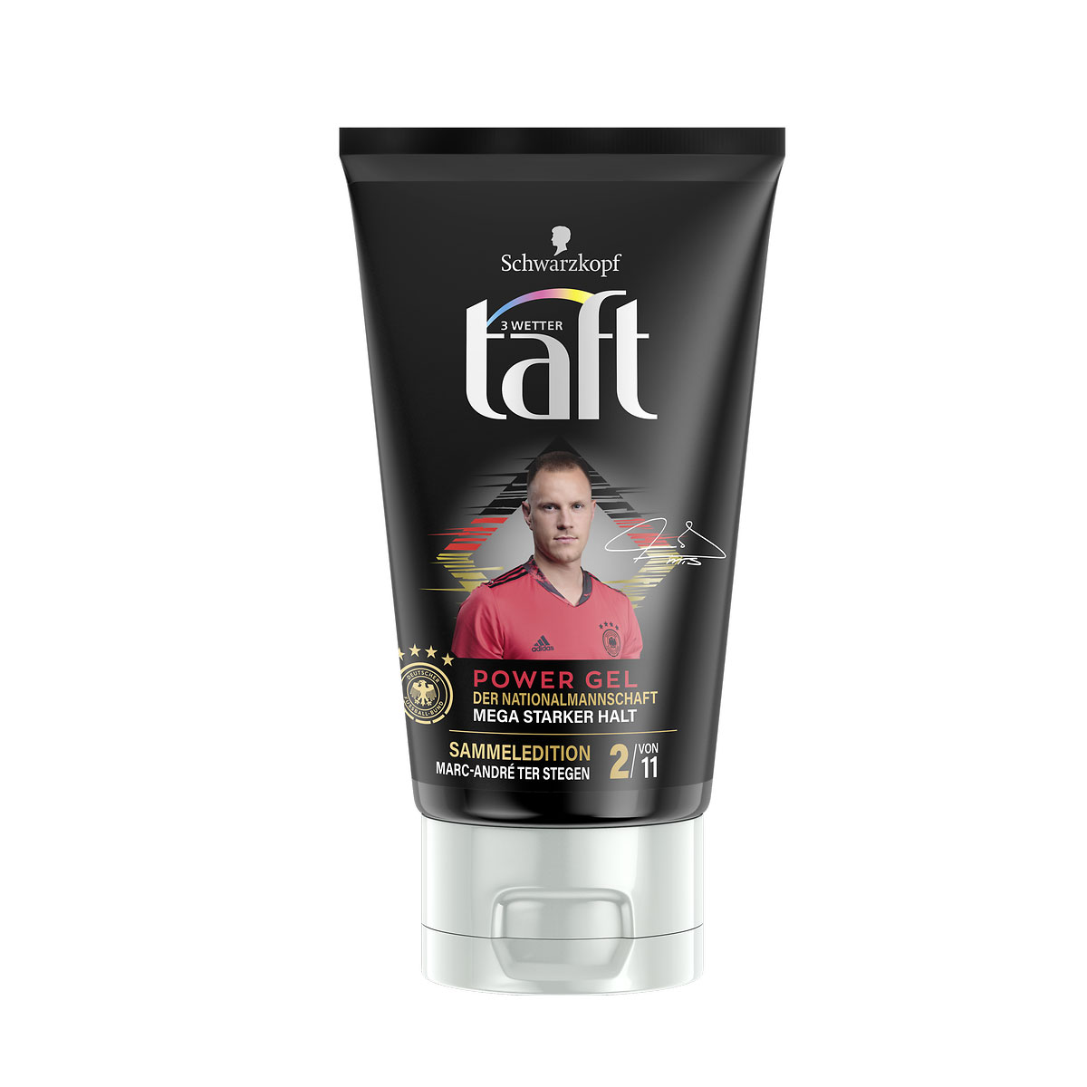 ژل مو تافت پاور ژل مگا استرانگ فوتبالی Taft Power Gel