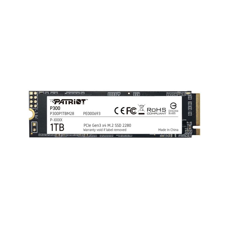 اس اس دی اینترنال M.2 NVMe پاتریوت مدل P300 ظرفیت 1 ترابایت