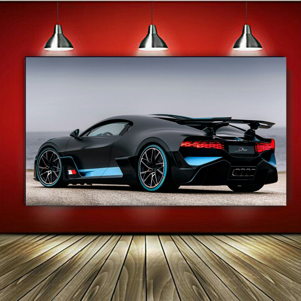 تابلو بوم طرح ماشین مدل Bugatti Divo کد AR1790
