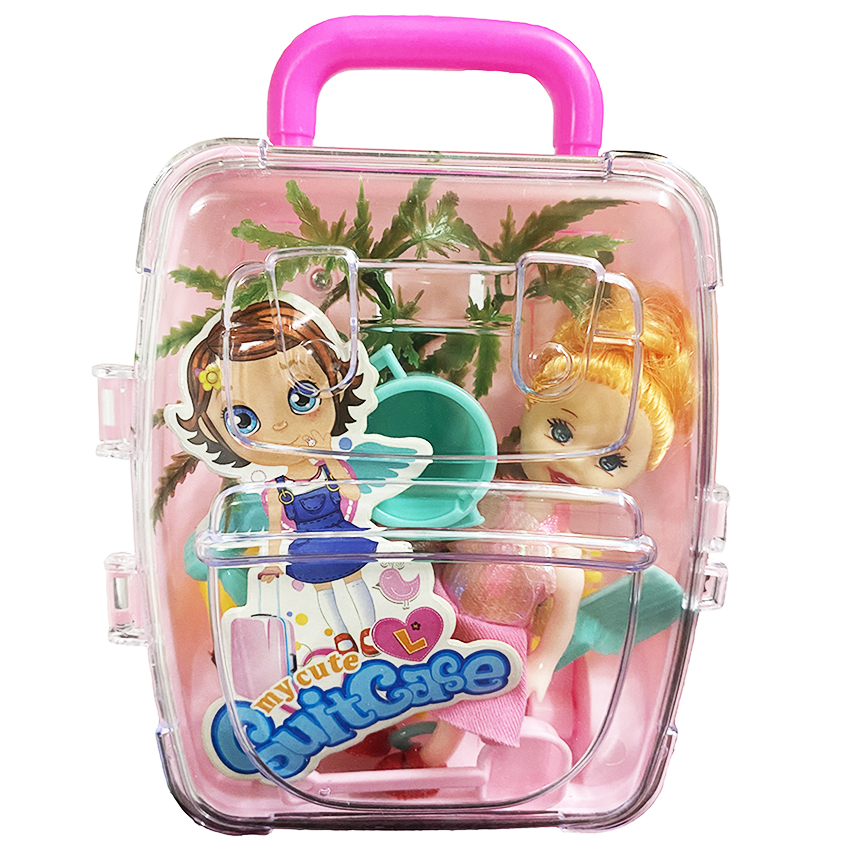 ست اسباب بازی خاله بازی مدل باغبانی طرح چمدانی کد 03