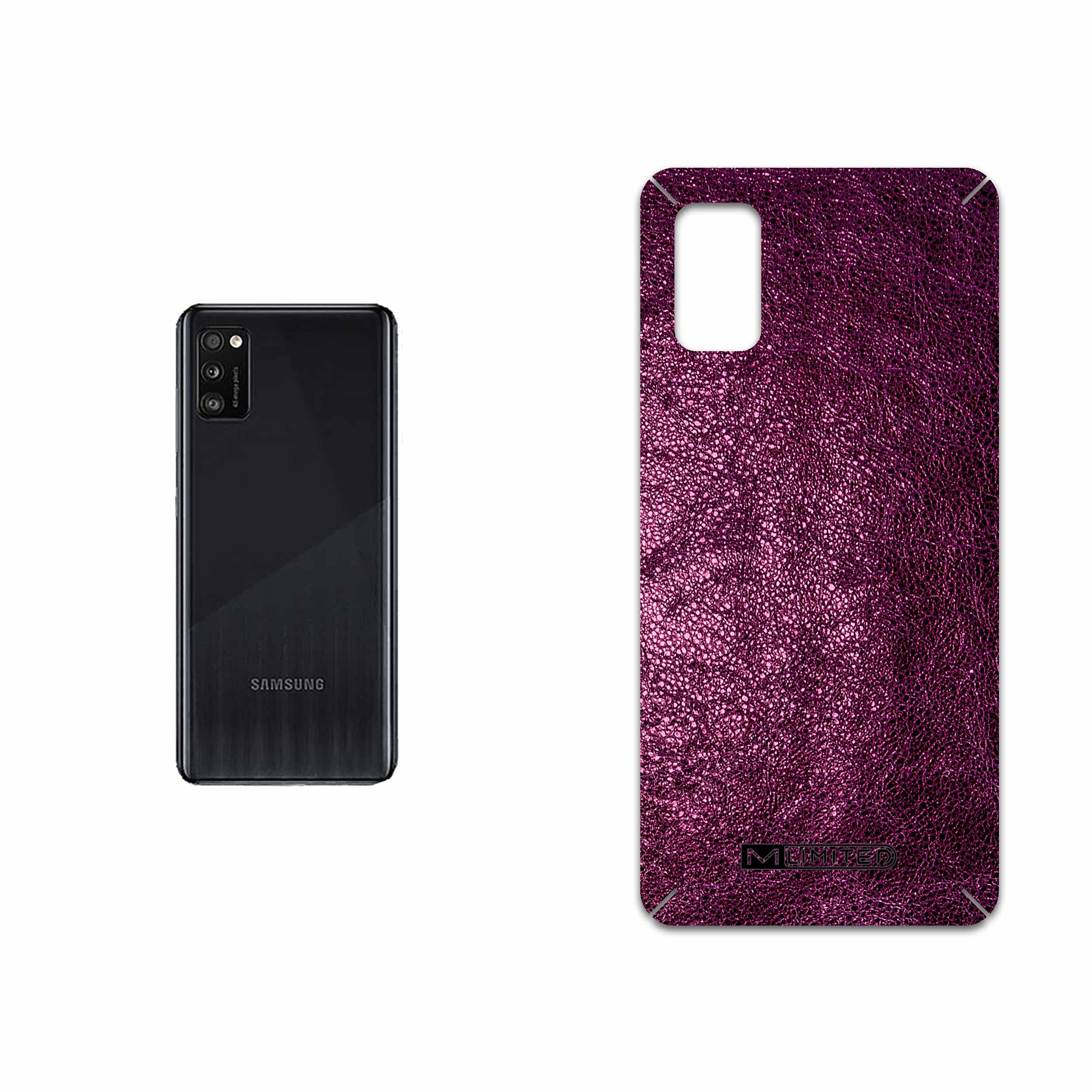 برچسب پوششی ماهوت مدل M-LIMITED-PR-Chrome مناسب برای گوشی موبایل سامسونگ Galaxy A41 بسته دو عددی