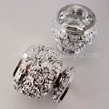 جام گل رز نقره ای