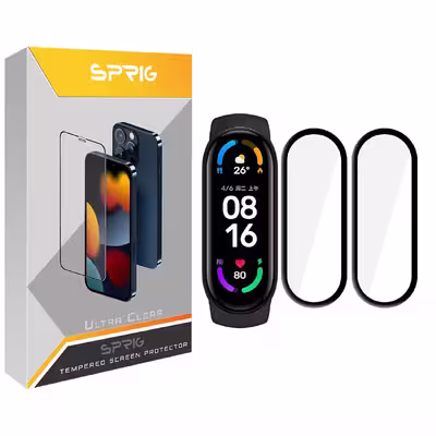 محافظ صفحه نمایش نانو اسپریگ مدل SPG مناسب برای ساعت هوشمند شیائومی Mi Band 5 بسته دو عددی