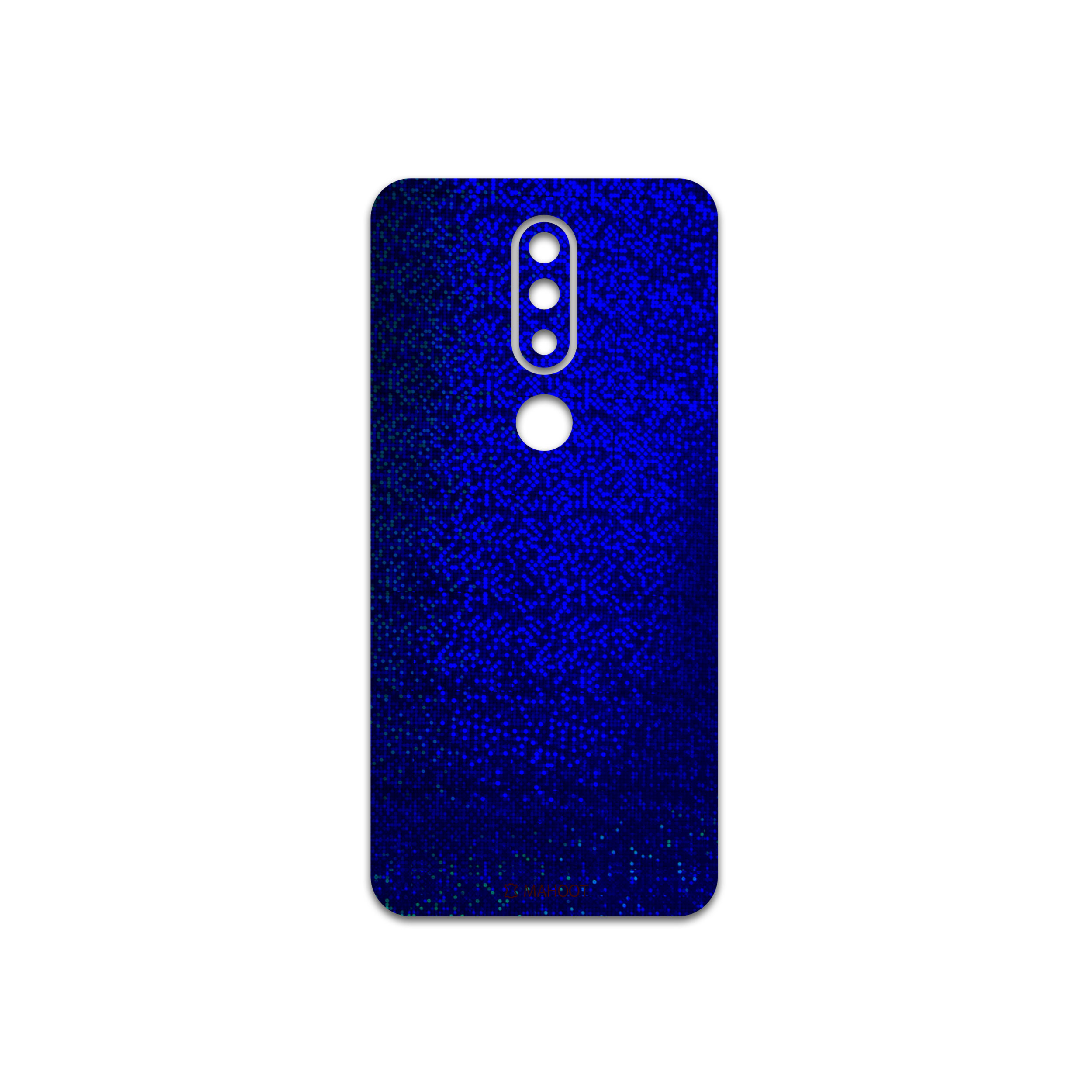 برچسب پوششی ماهوت مدل Blue-Holographic مناسب برای گوشی موبایل نوکیا 6.1 Plus