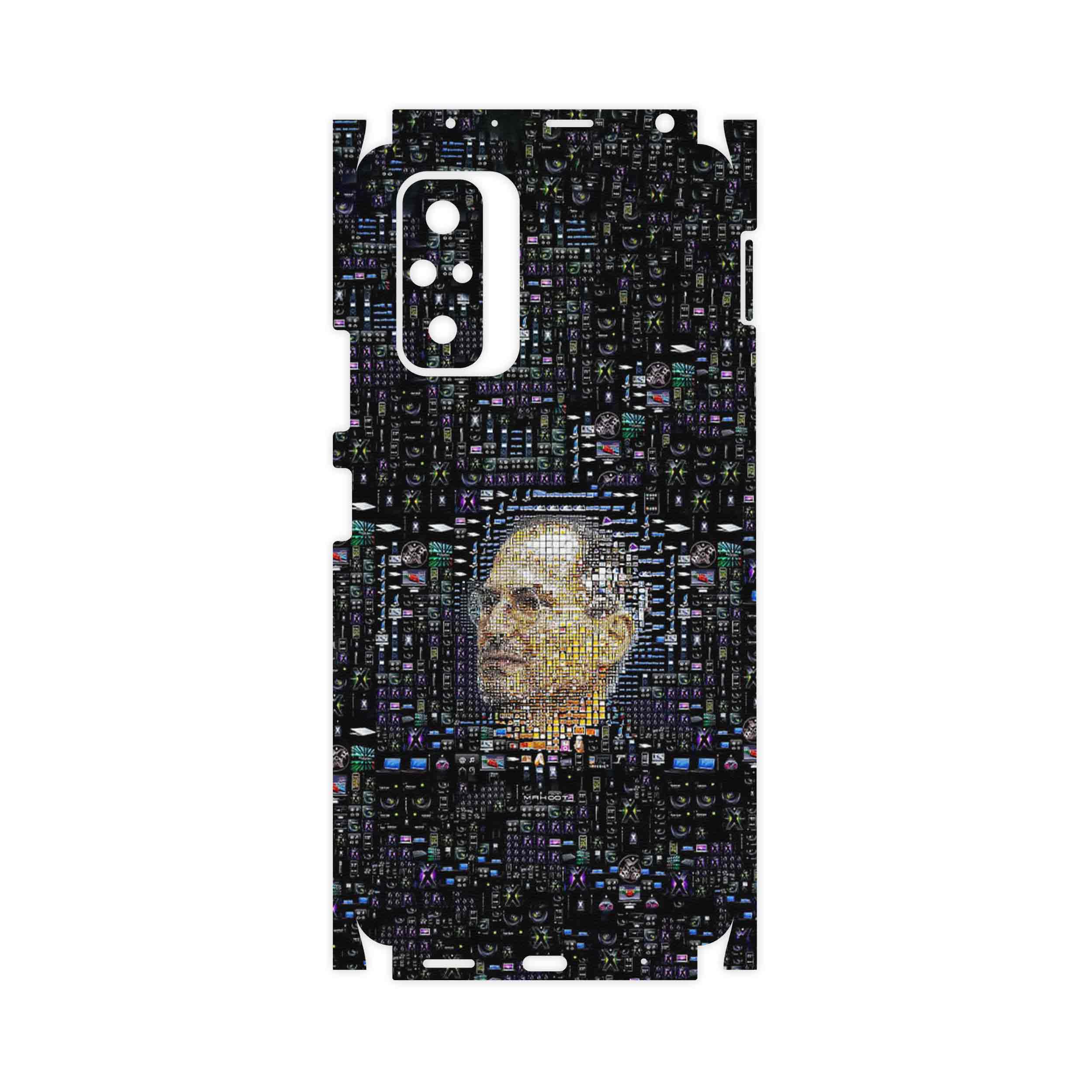 برچسب پوششی ماهوت مدل 2 Collage of Steve Jobs-FullSkin مناسب برای گوشی موبایل شیائومی Redmi Note 10 Pro