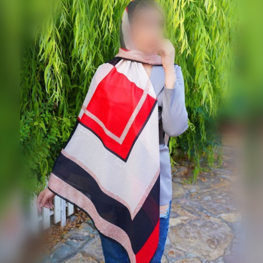 روسری سوپرنخ گارزا قواره بزرگ اسپرت