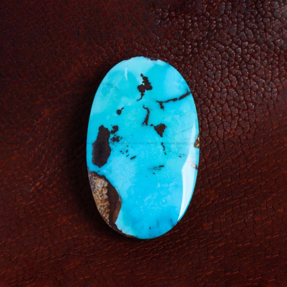 نگین فیروزه شجری کد 14121 - جواهری مشاهیر