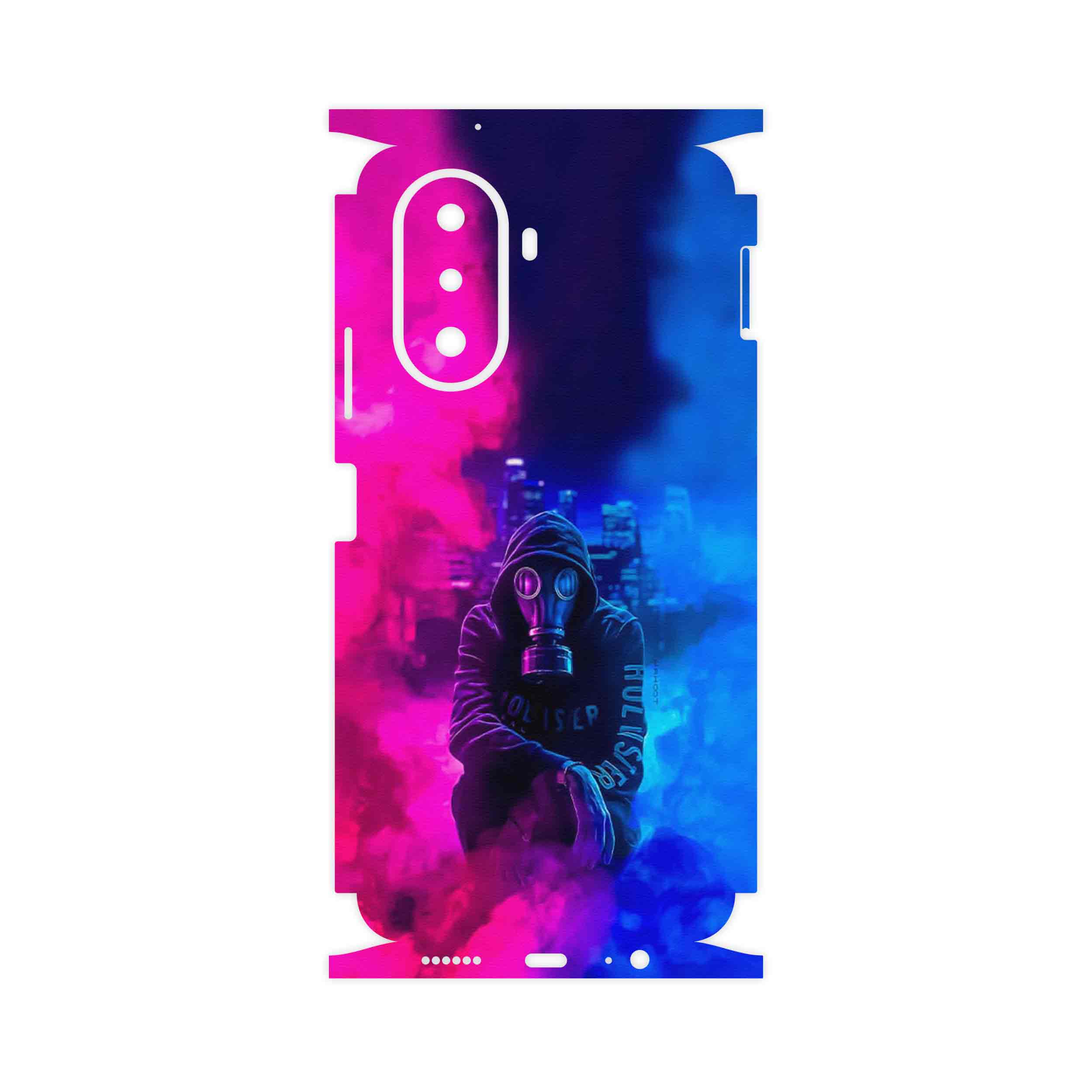 برچسب پوششی ماهوت مدل Smoke Rainbow Digital Art 2-FullSkin مناسب برای گوشی موبایل هوآوی Nova Y70 Plus