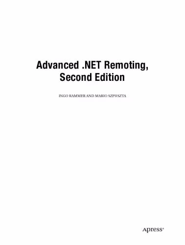 خرید و دانلود نسخه کامل کتاب Advanced .NET Remoting