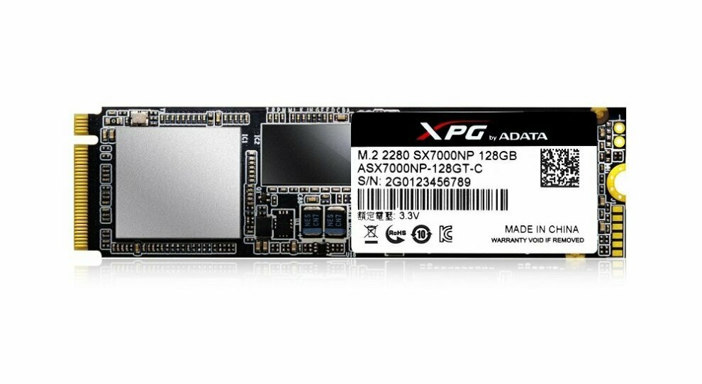 اس اس دی ای دیتا XPG SX7000 M.2 SATA3 SSD - 128GB