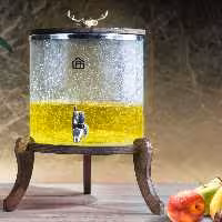 کلمن شیشه ای 3پایه ahome
