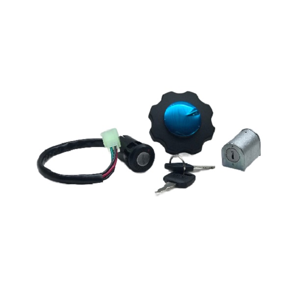 سوئیچ موتور سیکلت ام دی اچ مدل CG125 مجموعه 4 عددی