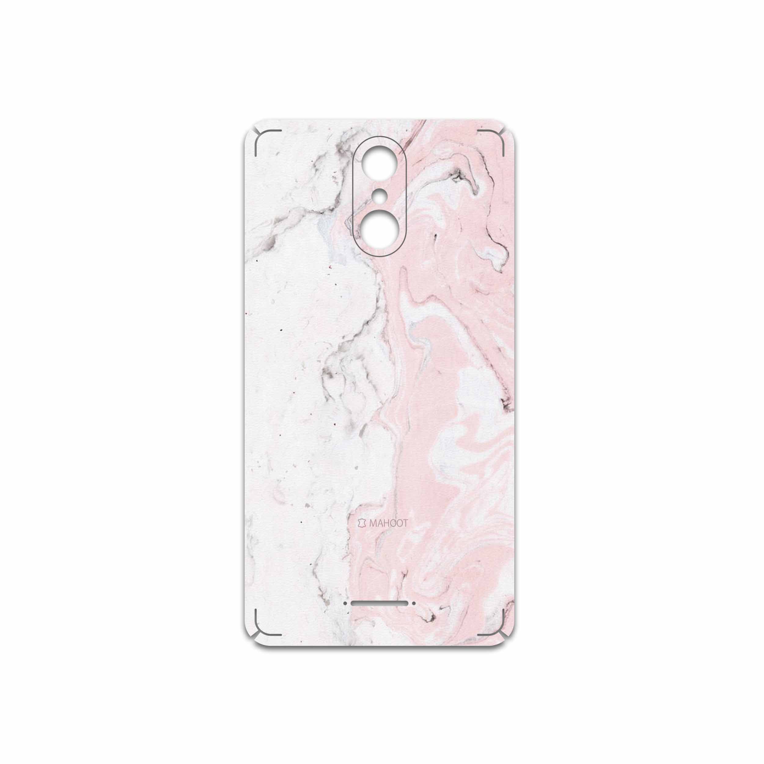 برچسب پوششی ماهوت مدل Blanco-Pink-Marble مناسب برای گوشی موبایل تکنو WX3F LTE