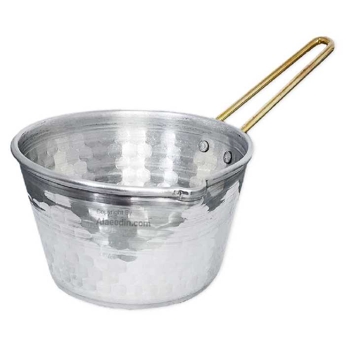 شیر جوش روحی چکشی دسته فلزی سایز 15 ضخیم اعلا