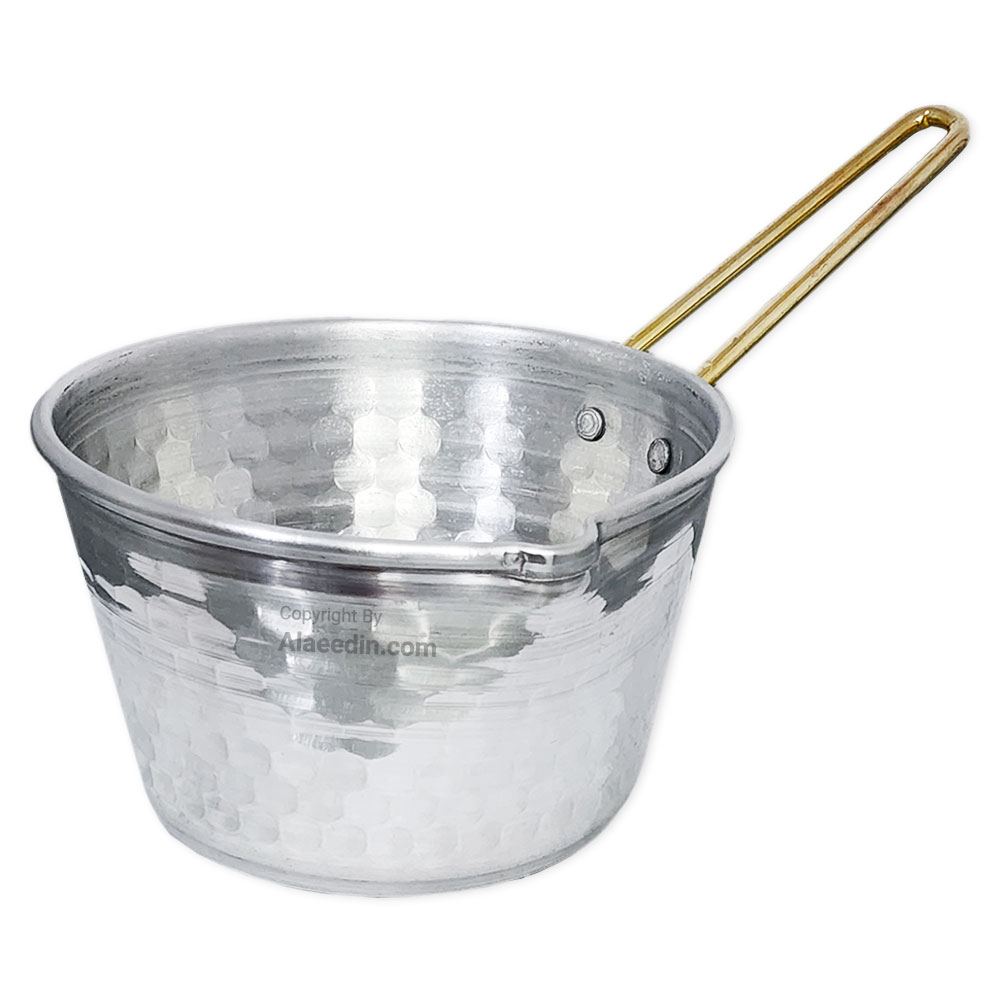 شیر جوش روحی چکشی دسته فلزی سایز 15 ضخیم اعلا