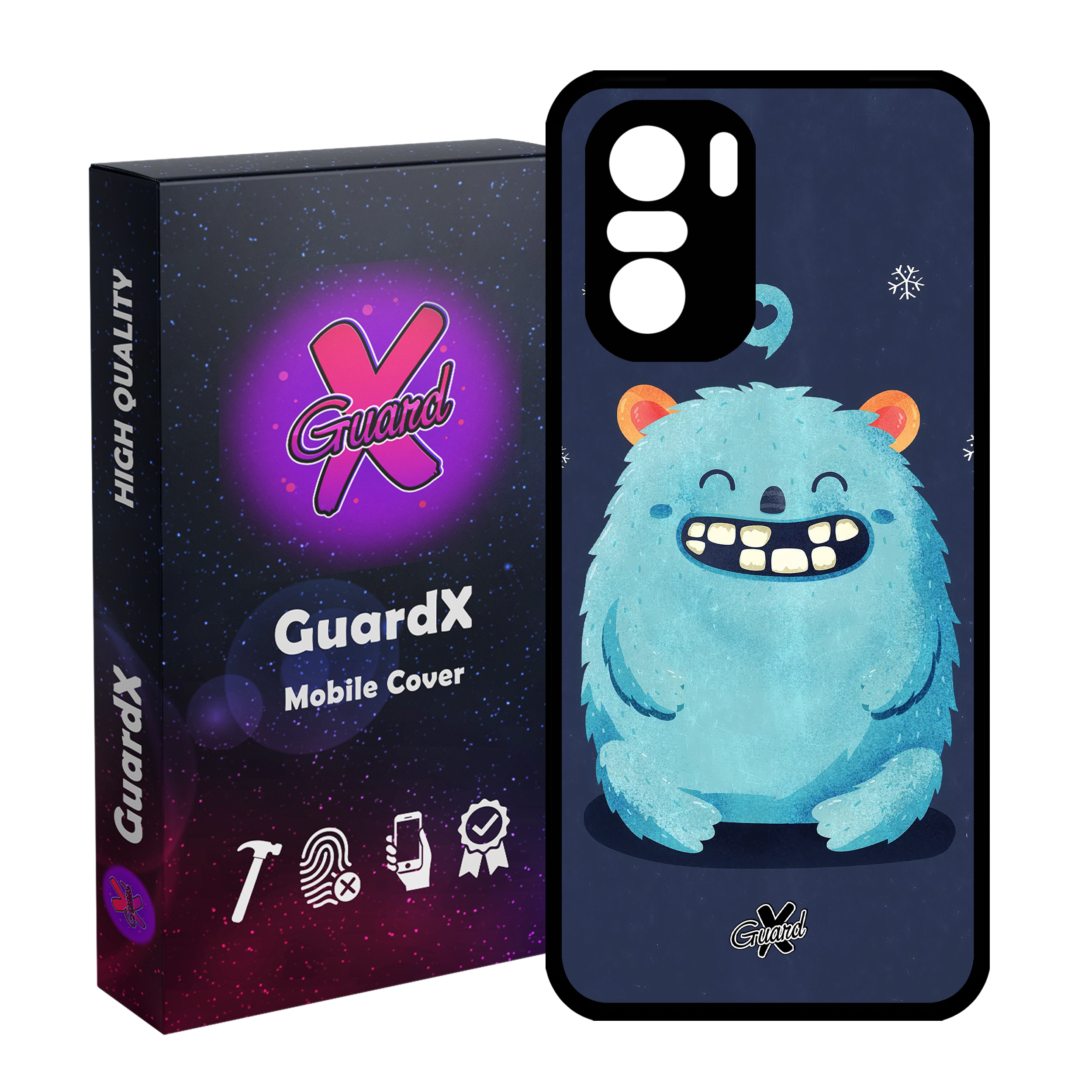 کاور گارد ایکس طرح Pet مدل Glass10188 مناسب برای گوشی موبایل شیائومی Poco F3/MI 11X/MI 11X Pro/Redmi K40/K40 Pro