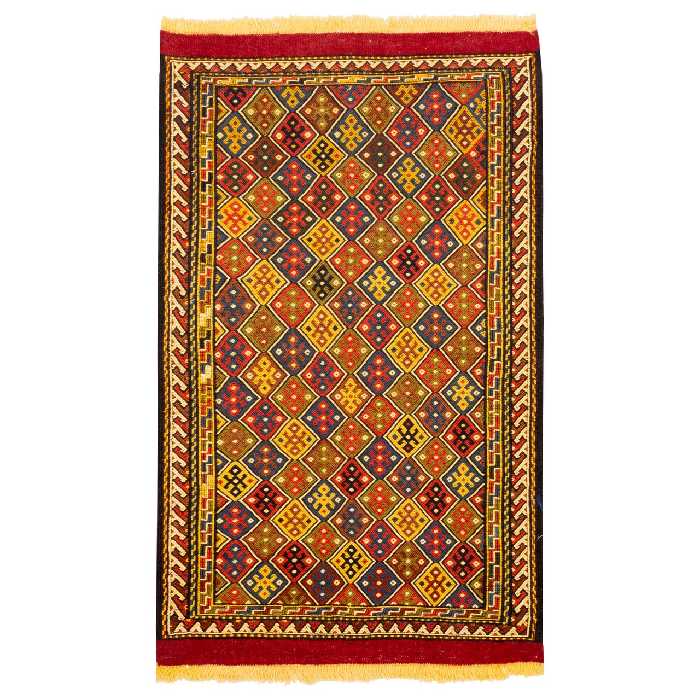 گلیم دستباف نیم متری سی پرشیا کد 156095