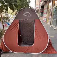 چادرمسافرتی 12 نفره فنری جنس برنو با ارتفاع بلند و کف ضخیم سایز بزرگ کد2