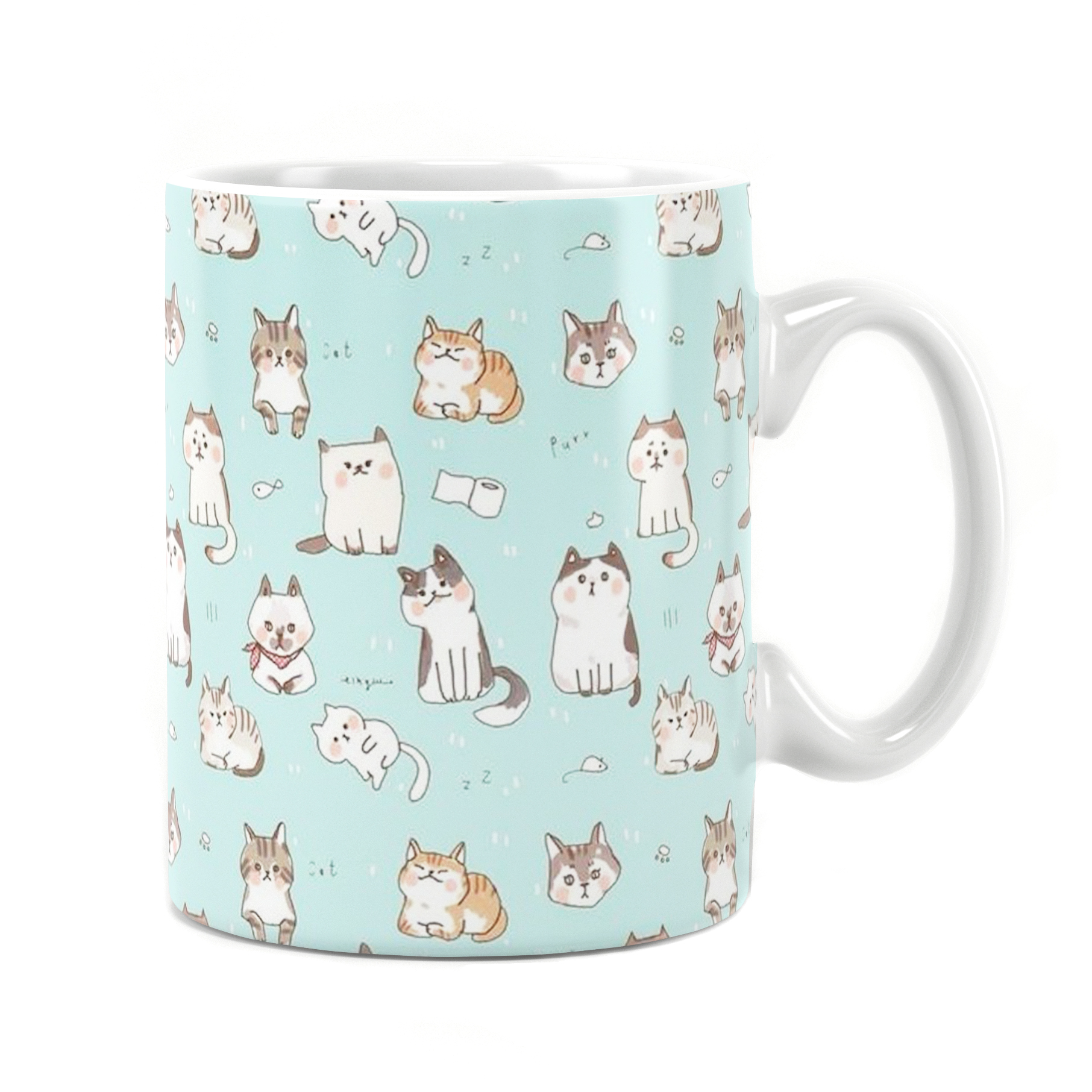 ماگ راویتا طرح گربه کد 1316