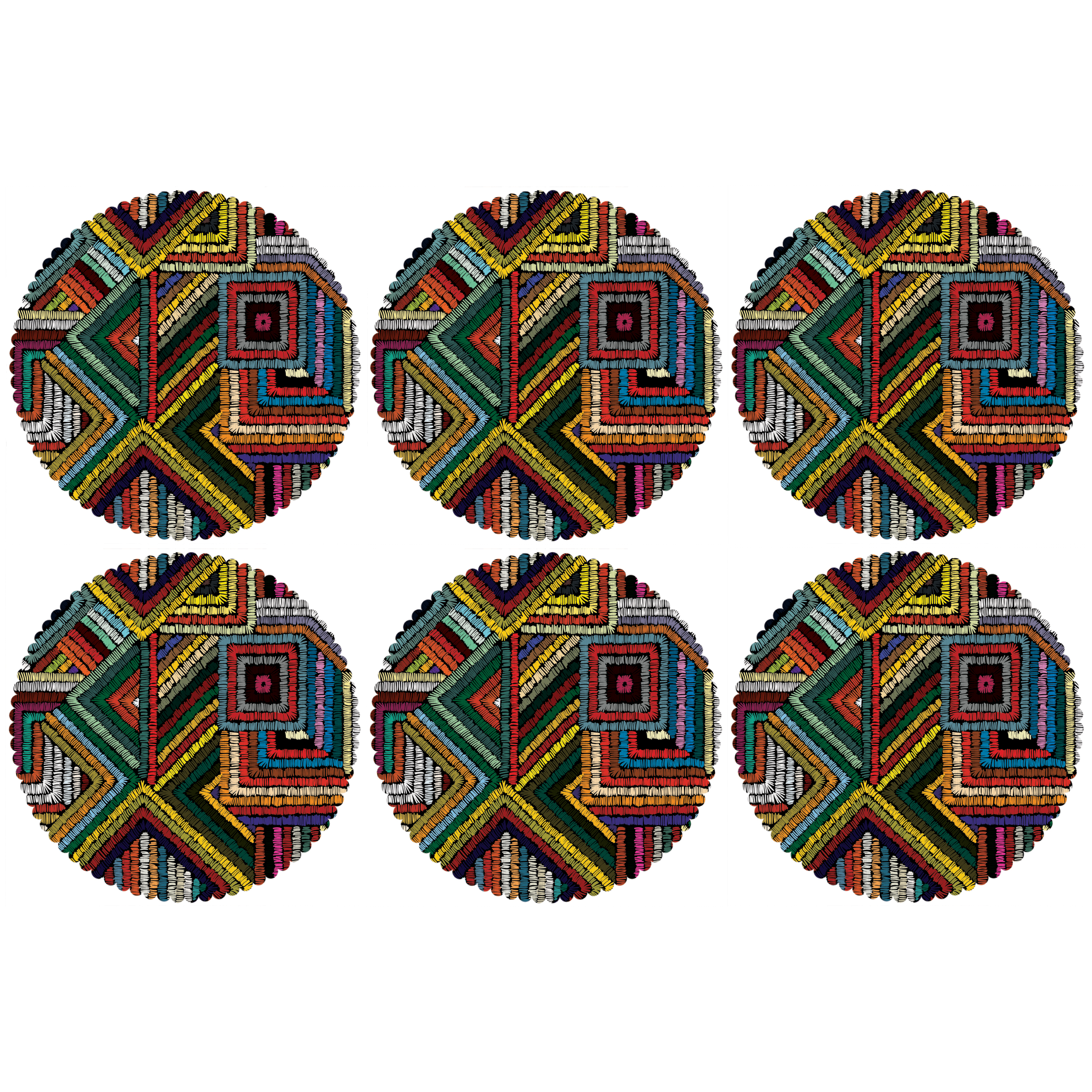 زیربشقابی مدل U2-42545 بسته 6 عددی