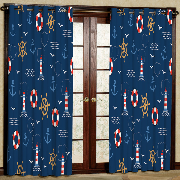 پرده مدل لنگر  هازان پانچی کد 1 سایز 280x140 سانتی متر