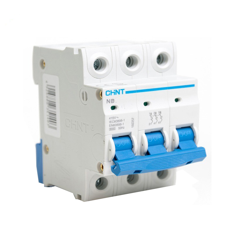 کلید مینیاتوری سه پل 16 آمپر چانت مدل NB1-C16-6K-3P