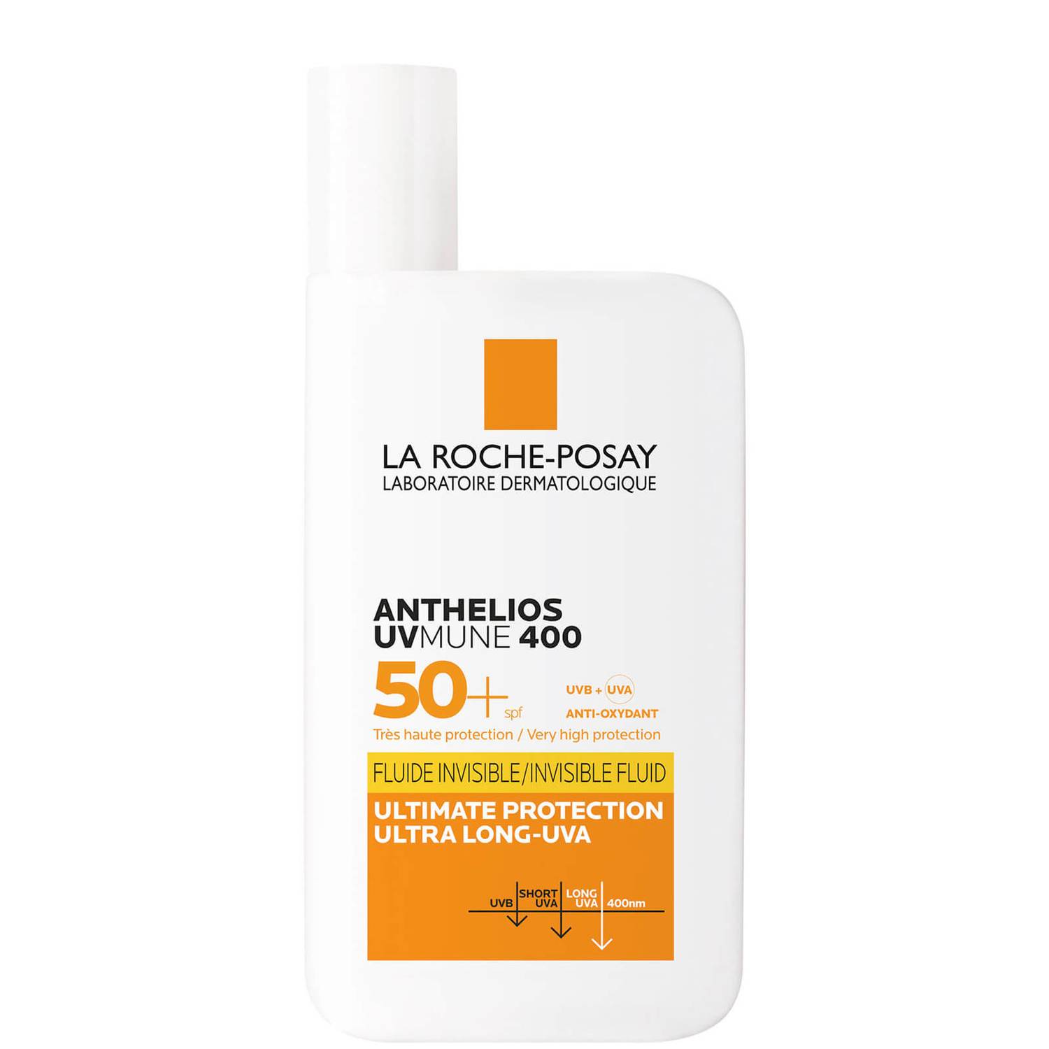 کرم ضد آفتاب بی رنگ فلوییدی لاروش پوزای اصل {مدل Anthelios } +SPF 50 | حجم 50ML