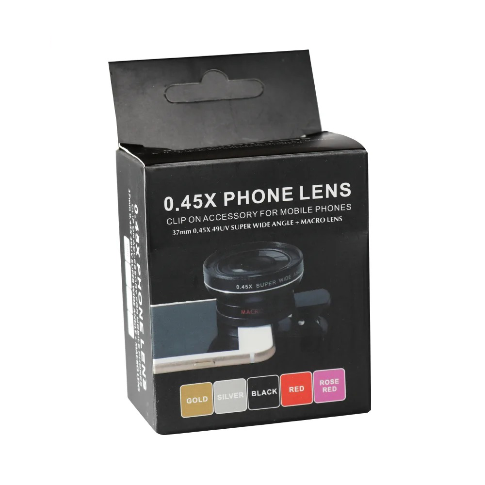 لنز عکاسی ماکرو موبایل ( کلیپسی ) 0.45X phone lens