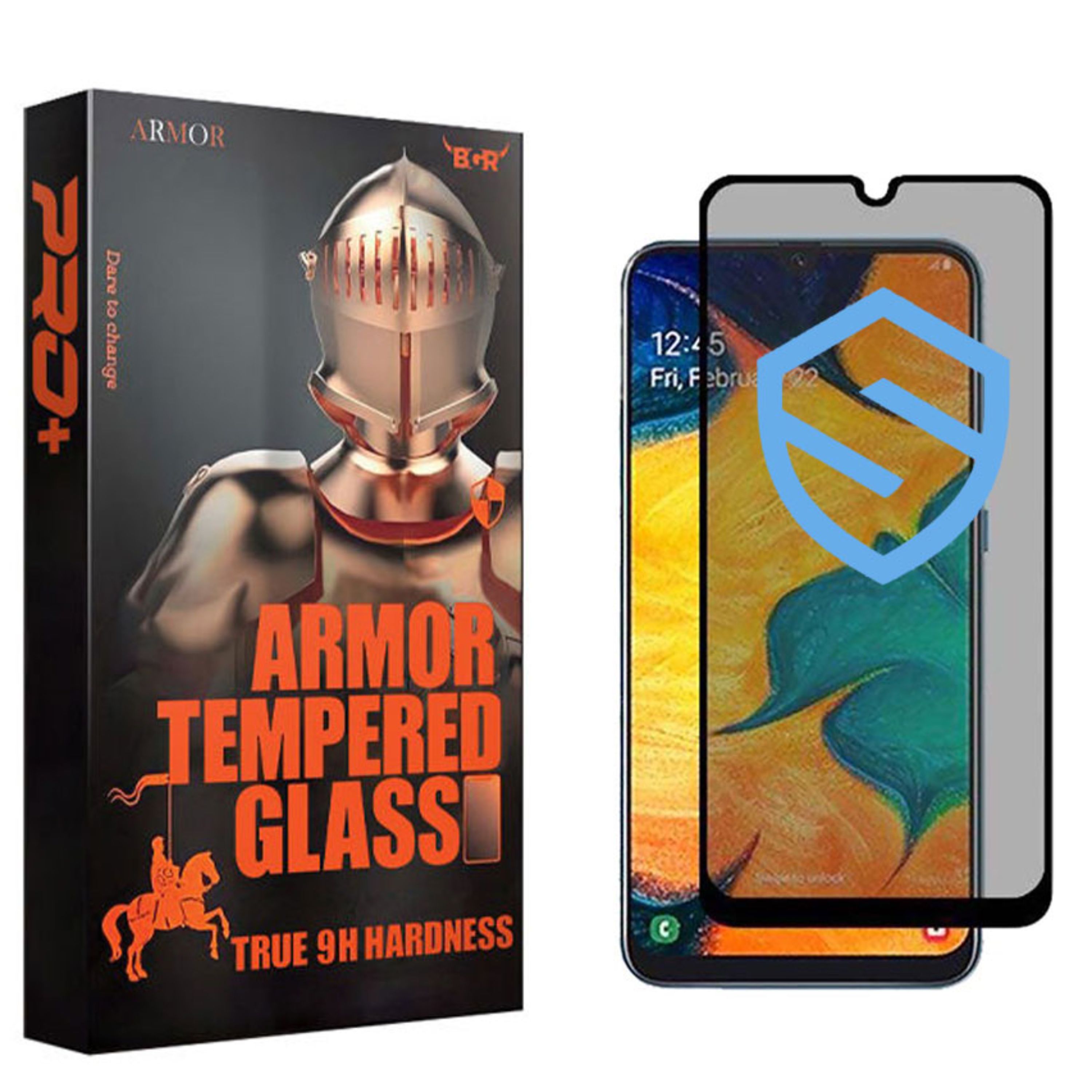 گلس پرایوسی گوشی موبایل آرمور مناسب برای مدل  Galaxy A70 - A12 - A02S - A022