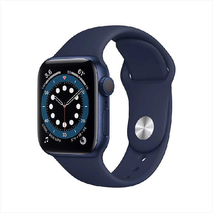 ساعت هوشمند اپل واچ سری 6 مدل 40mm Aluminum Case with Sport silicone Band - فروشگاه اینترنتی سیب سبز