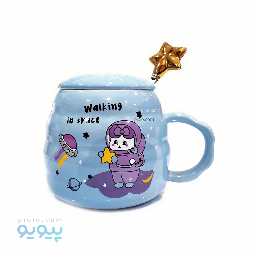 ماگ سرامیکی درب دار طرح کندو عمده و کارتنی