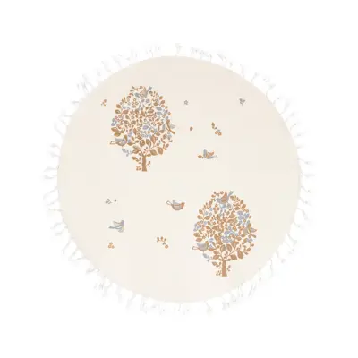 رومیزی چاپ دستی گدار مدل کندلوس