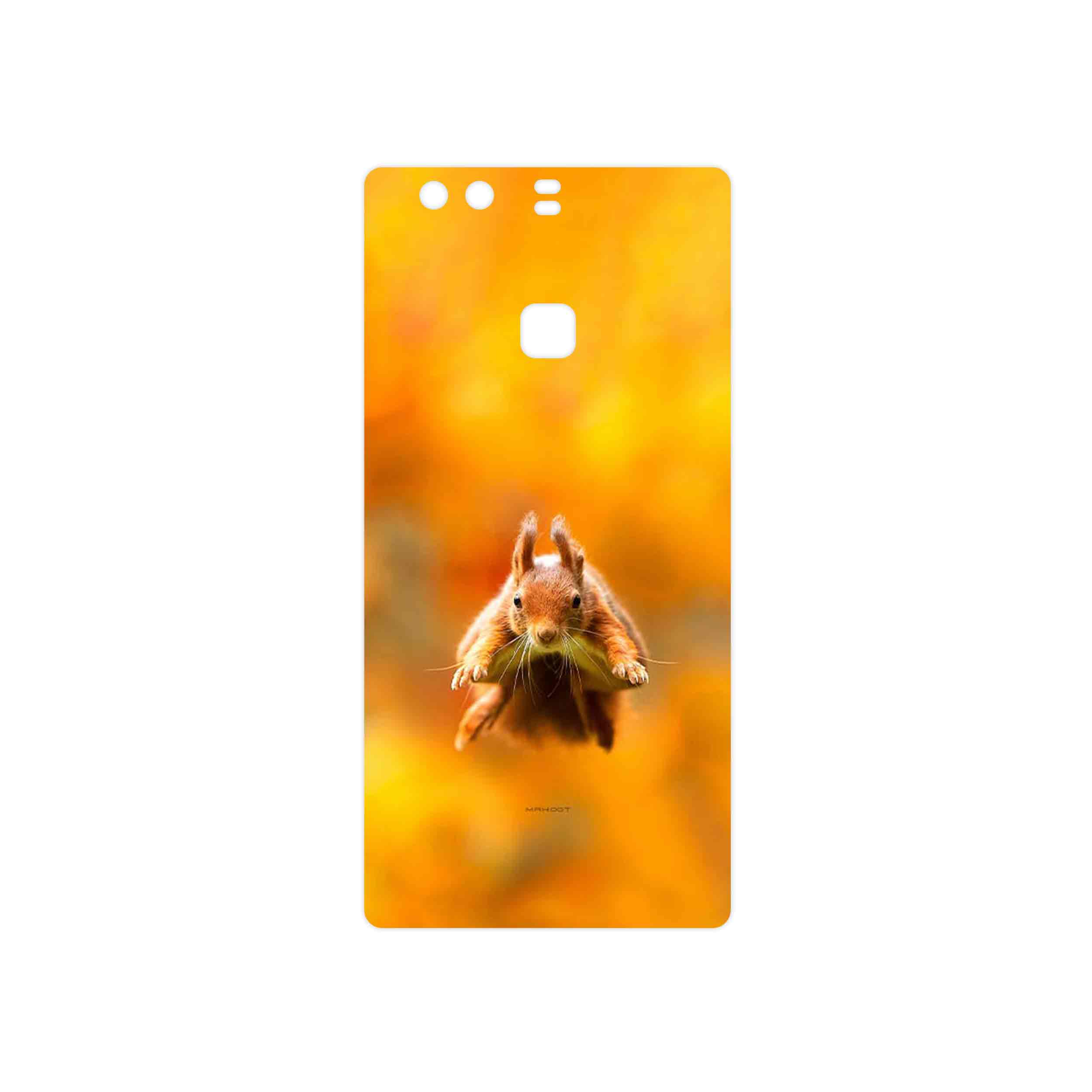 برچسب پوششی ماهوت مدل Squirrel مناسب برای گوشی موبایل هوآوی P9 Plus