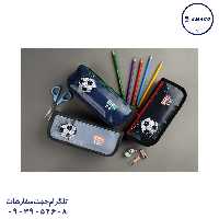 استایل جامدادی فانتزی 2 زیپ طرح نایک/ فوتبالی 2022