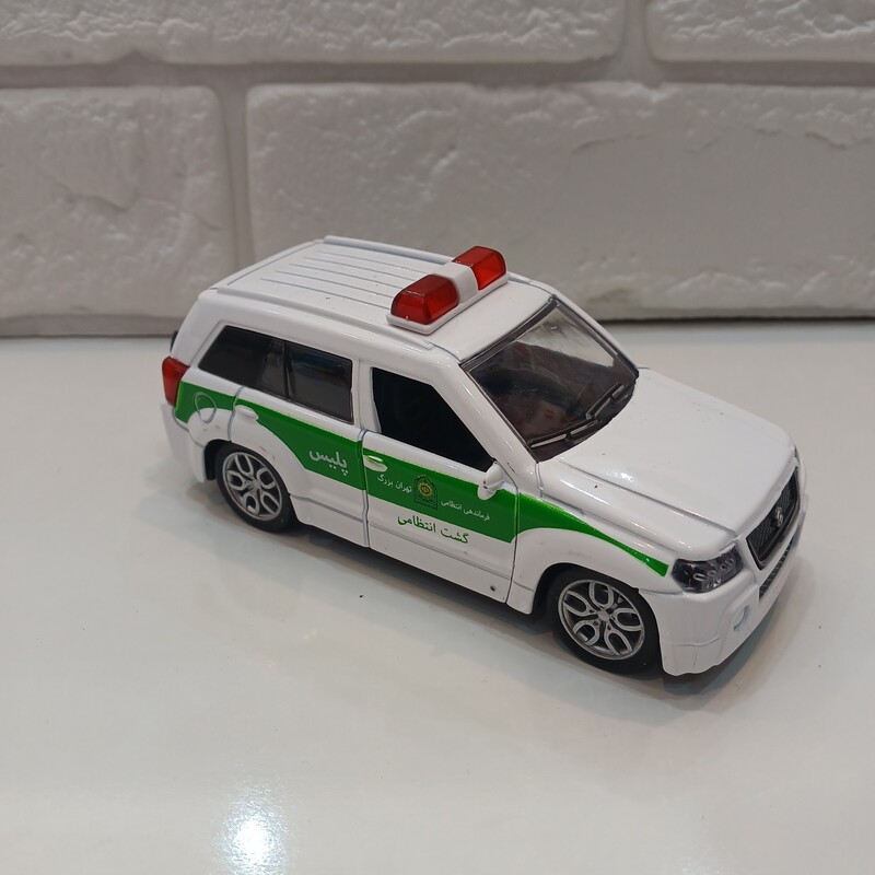 اسباب بازی، ماکت ، ماشین فلزی موزیکال ، ماشین نیروی انتظامی طرح گشت ارشاد