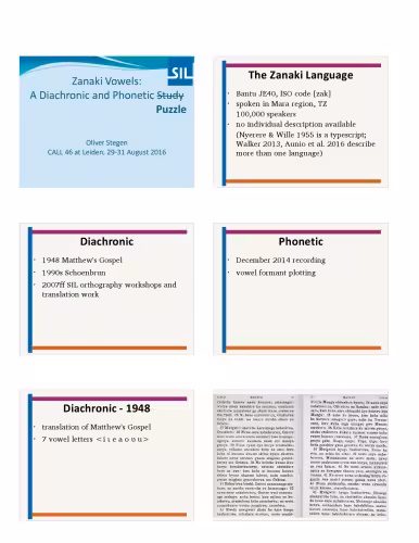 خرید و دانلود نسخه کامل کتاب Zanaki Vowels: A Diachronic and Phonetic Study