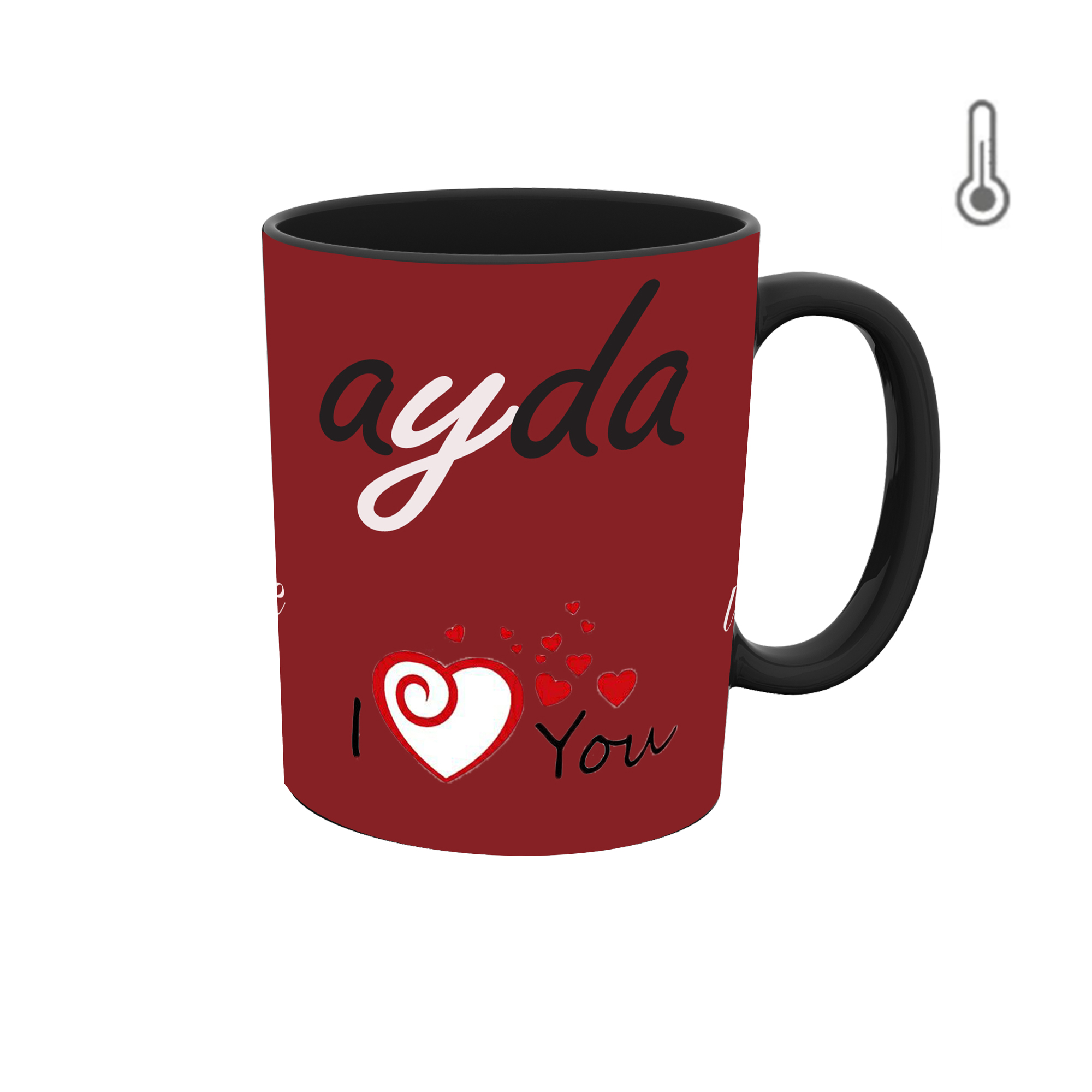 ماگ حرارتی طرح اسم آیدا 