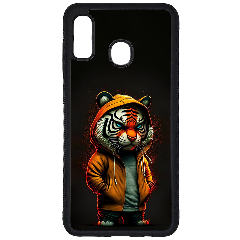 کاور طرح ببر کد G-086 مناسب برای گوشی موبایل سامسونگ Galaxy A20 / A30 | دیجی قاب دونی