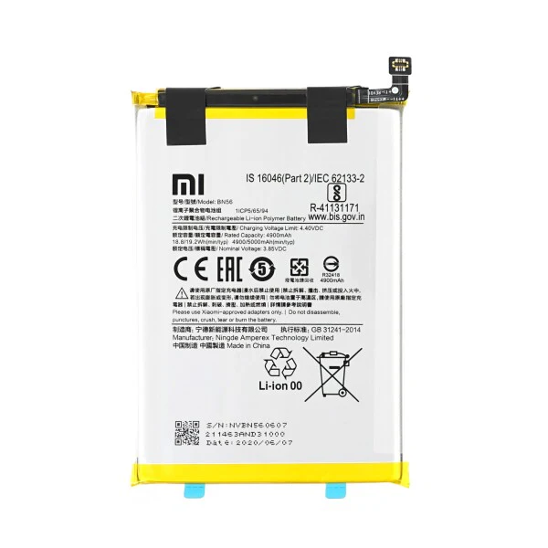 Battery Xiaomi Redmi 9A 9C Poco M2 Pro Poco C31 C3 C50 Redmi 9A A1 A1 Plus 4G BN56 Original Super Power