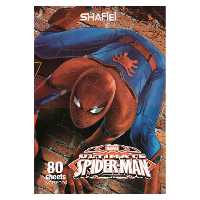 دفتر مشق  80 برگ شفیعی طرح  اسپایدر من کد 7 