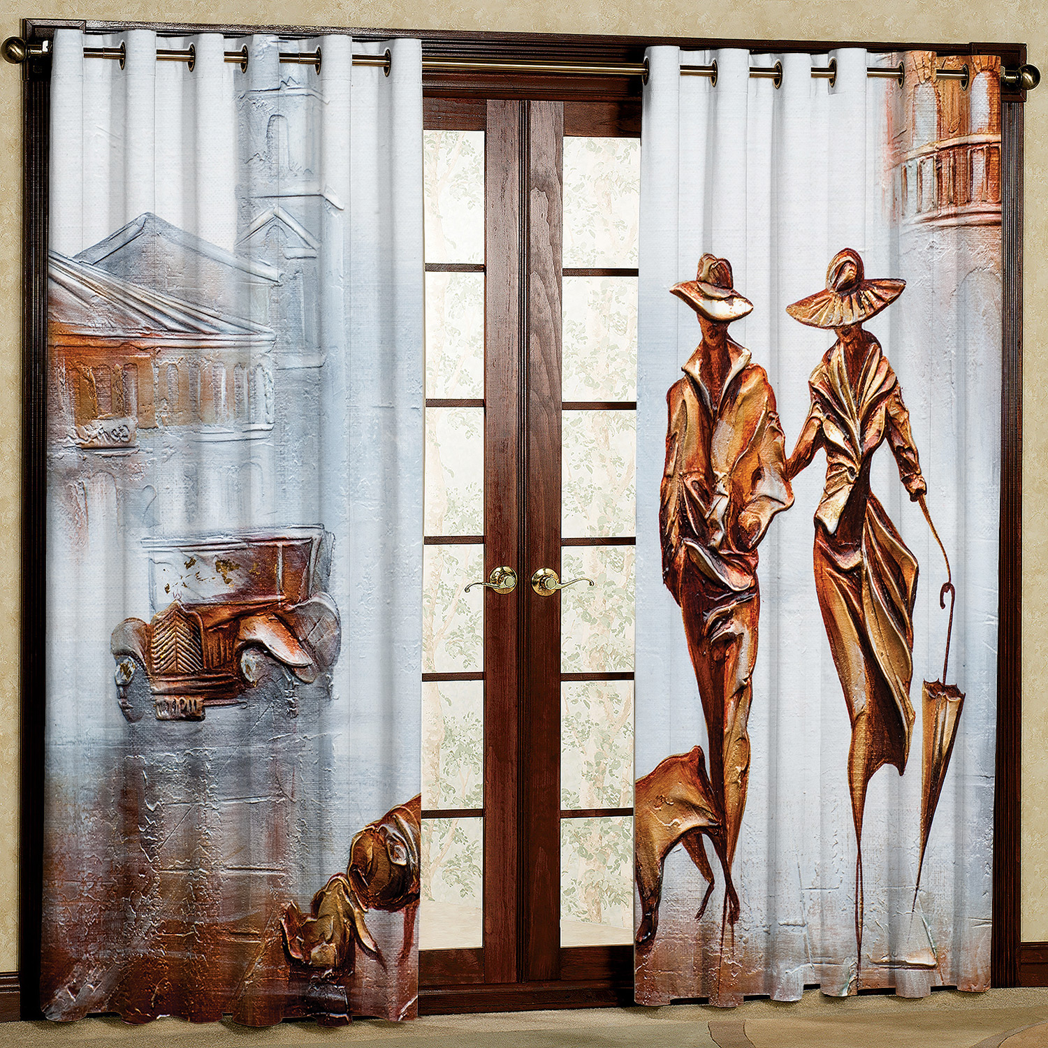  پرده مدل دختر پسر مخمل پانچی کد 478 سایز 140x280 سانتی متر