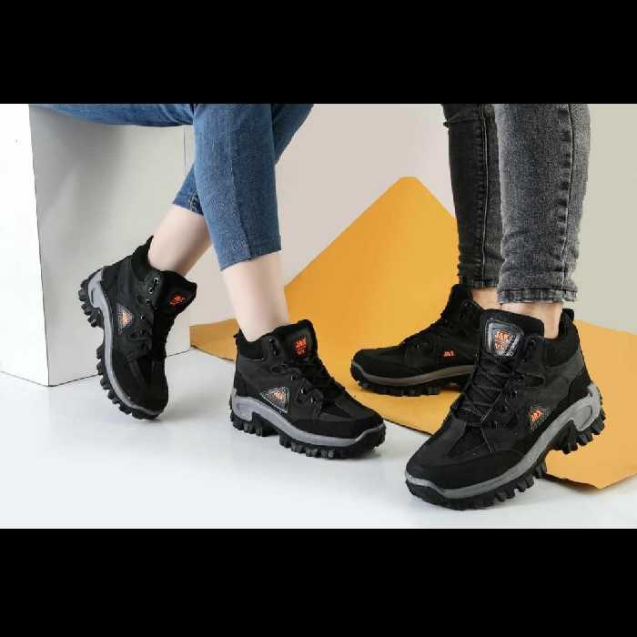 کفش زنانه و مردانه ست جکس نیم ساق  پاشنه 4 سانتی رویه فوم و پارچه خارجی درجه یک مناسب سایز 36 تا 45 ارسال رایگان