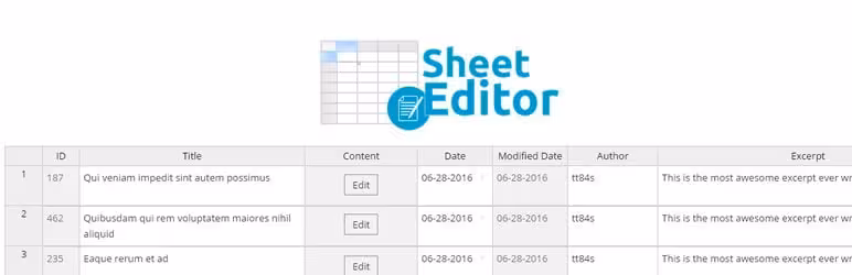 دانلود افزونه WP Sheet Editor – Users (Premium) برای وردپرس