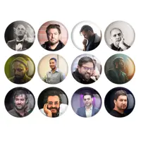 پیکسل ترمه طراحان ایده مدل بازیگران ایرانی 1 کد 1643 مجموعه 12 عددی