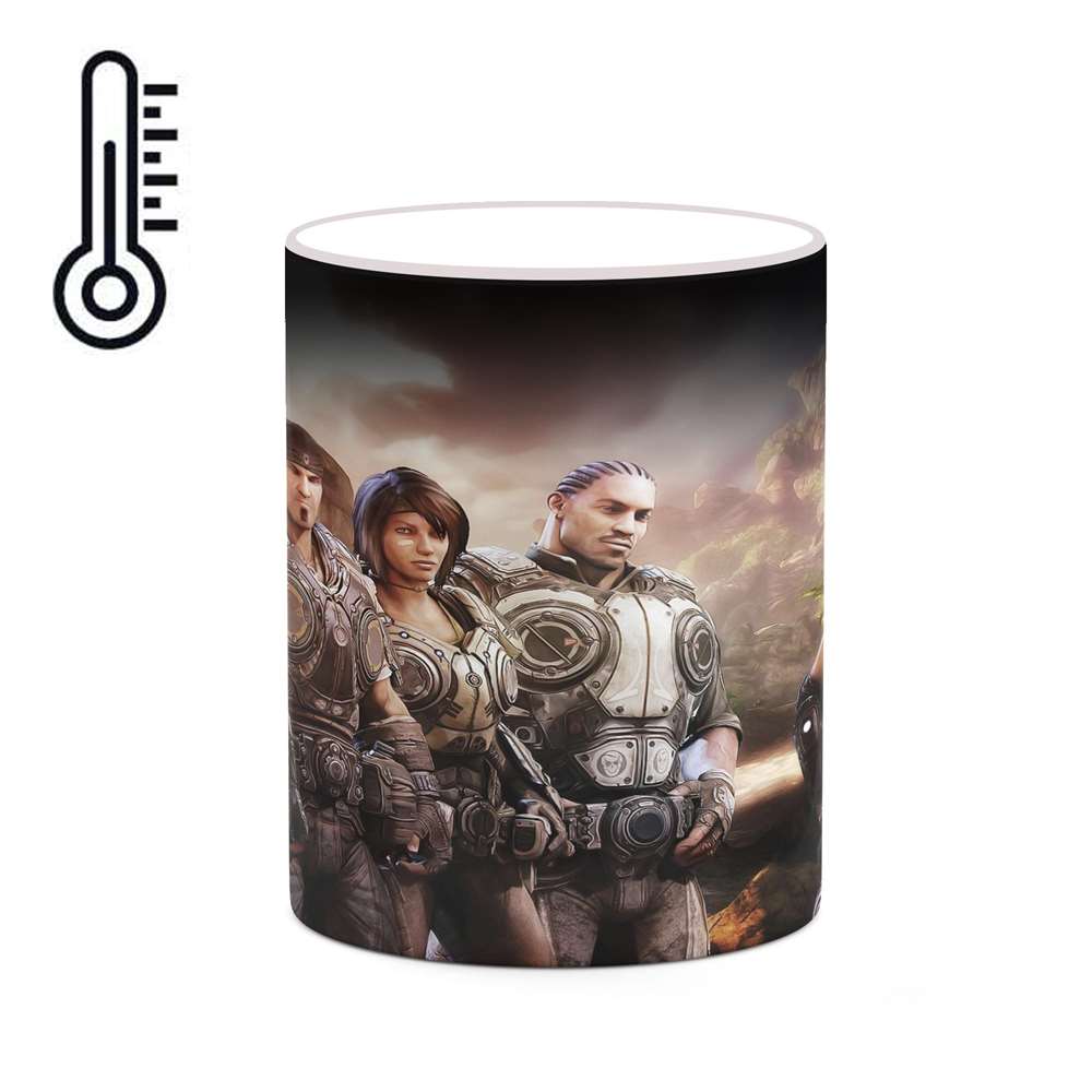 ماگ حرارتی کاکتی طرح بازی Gear Of War مدل mgh20976